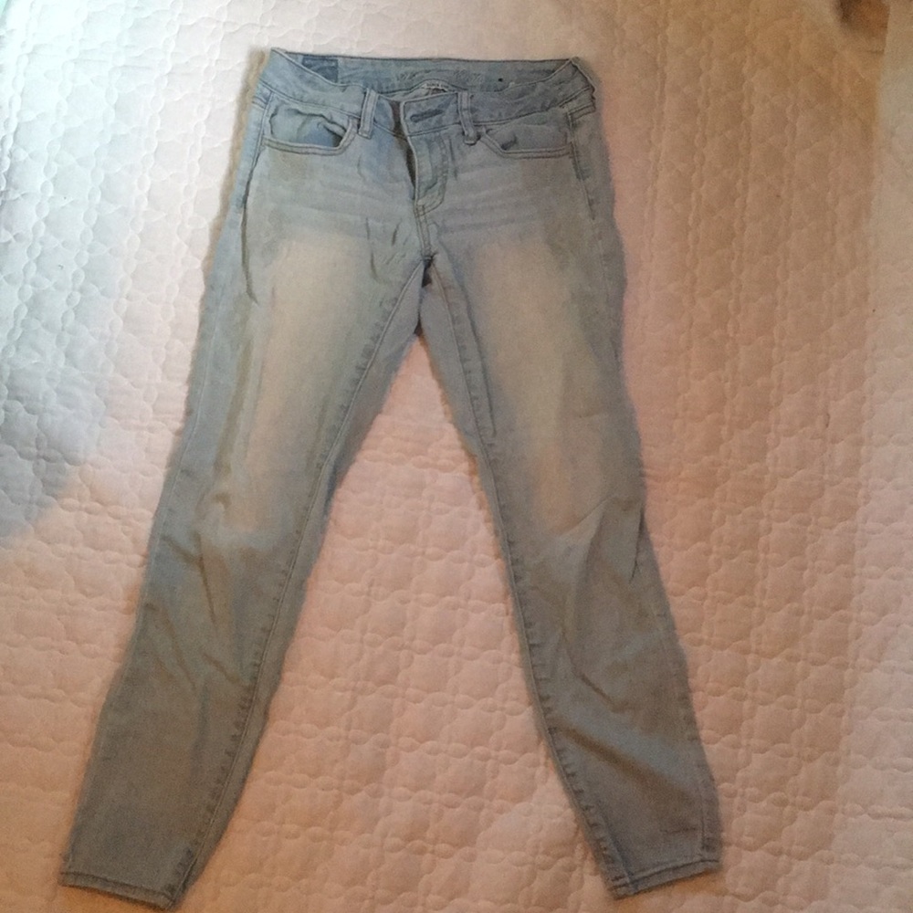 Light American eagle jeggings size 4